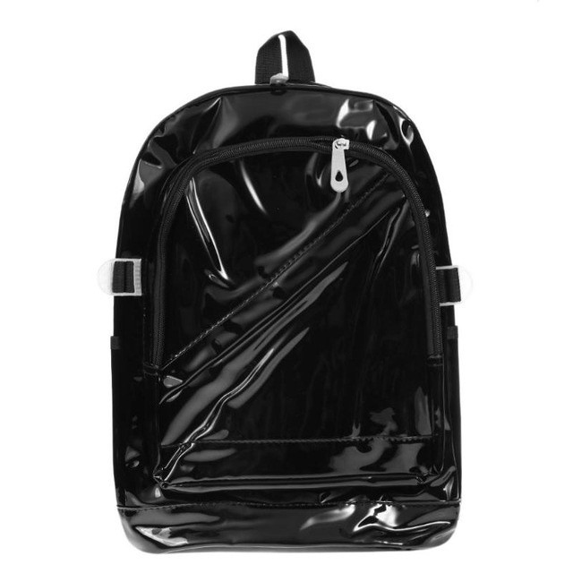 Waterproof PVC Transparent Backpack, Clear See Through School Backpack for Work