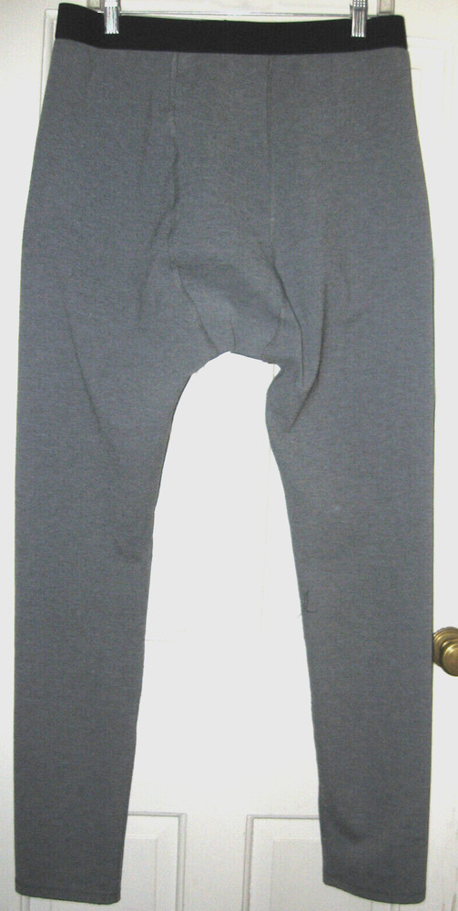 KOMBI BASE LAYER PANTS MEN'S SZ XXL GRAY WOOL BLEND EUC