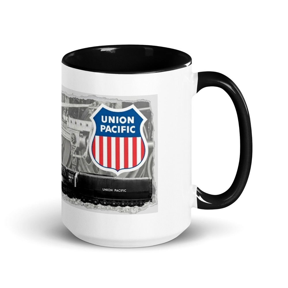 Union Pacific "Big Boy" – 15oz Ceramic Mug: The Beast is Barely Fitting!