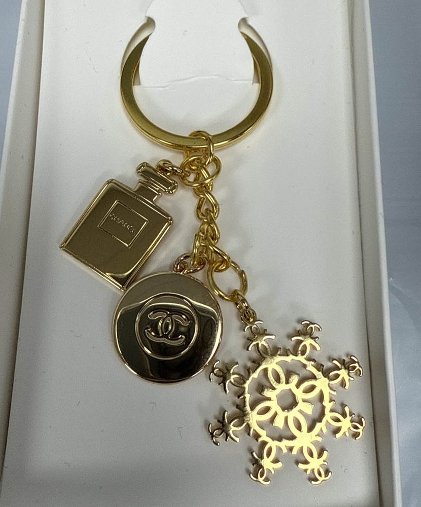 Gold Key Chain Chanel