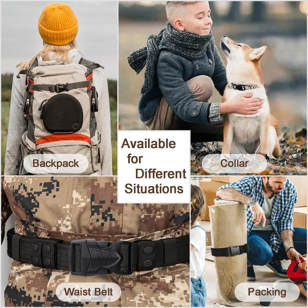 6 Pack 3/4" Buckles for Strap Quick Side Release Buckles Replacement, Backpac...