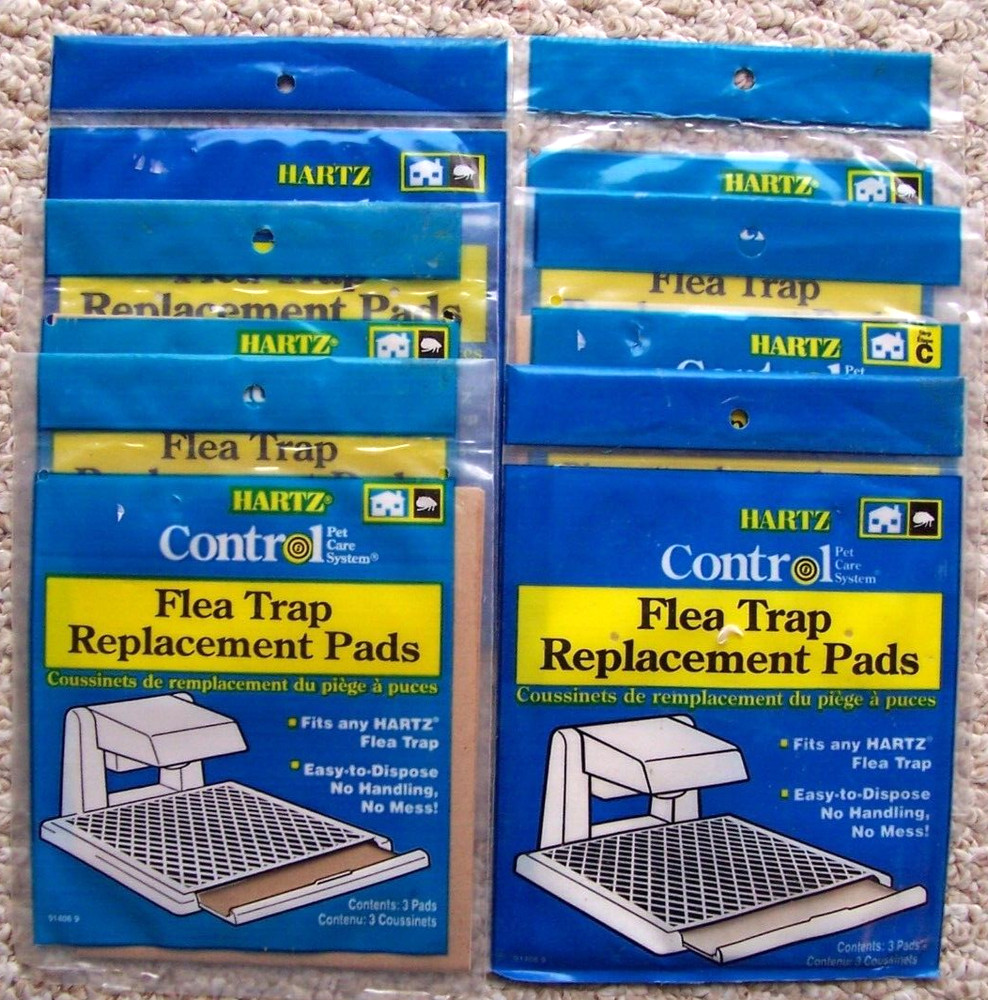 6 Packs Hartz Trap Replacement Pads 3 Per Pack New