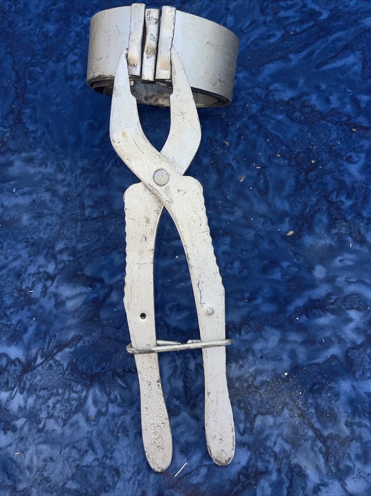VINTAGE "ALL-POWER" PISTON RING COMPRESSOR PLIERS
