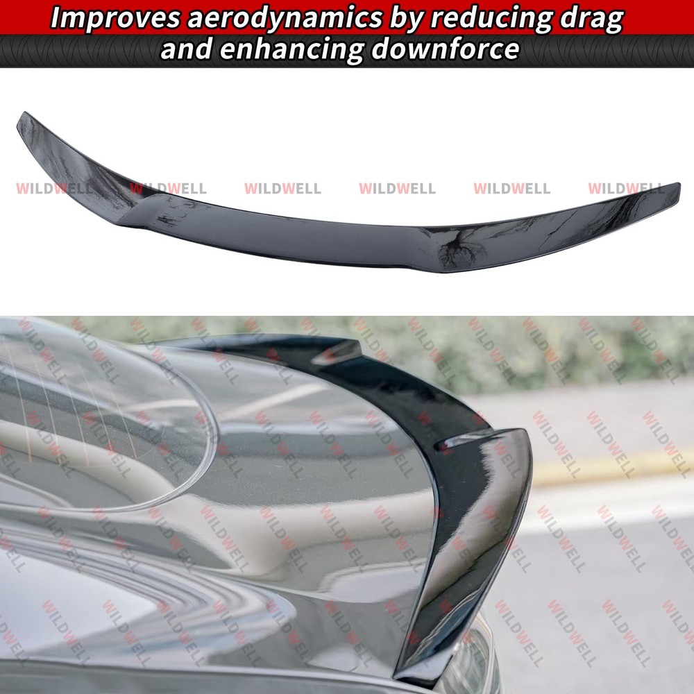 Glossy Black Rear Spoiler for Model S 2012-2026