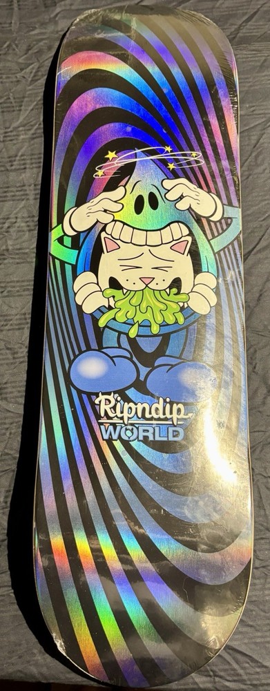 Ripndip World Deck Multicolor Graphic Art Theme Skateboard Deck