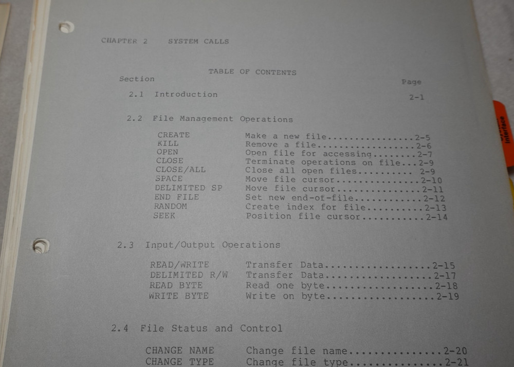 PTDOS 1.4 Processor Technology Disk Operating System 1977 Original User's Guide