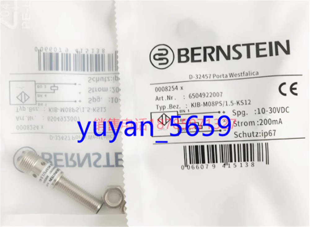 1Pcs FIT FOR   KIB-M08PS/1.5-KS12  Inductive sensor