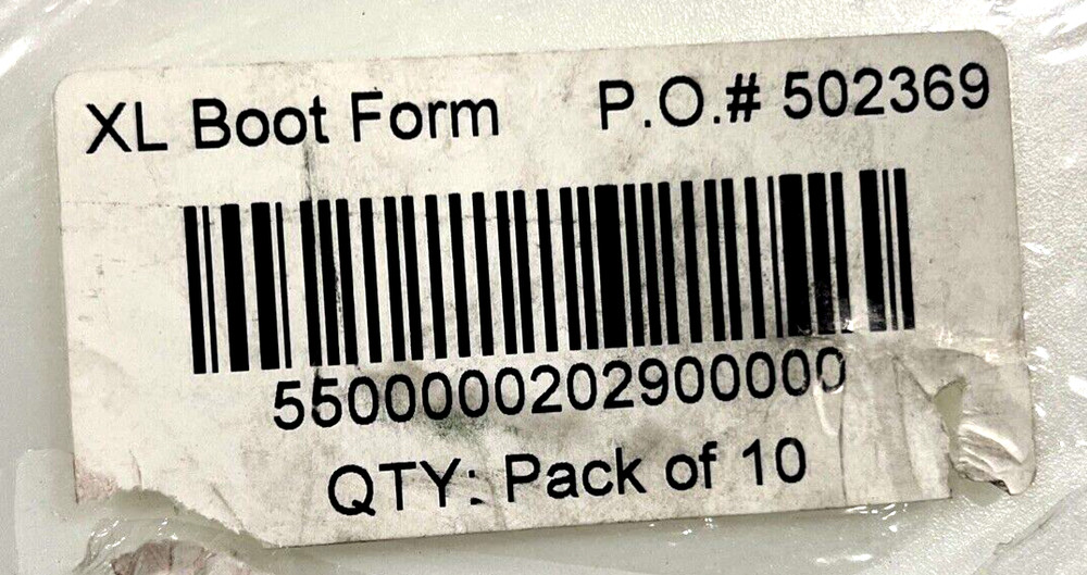 XL Boot Form 502369 (Pack of 10)
