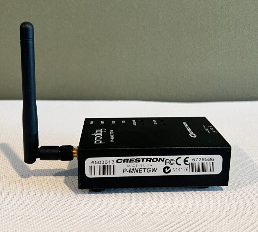 Crestron Prodigy P-MNETGW Wireless Automation Gateway 586
