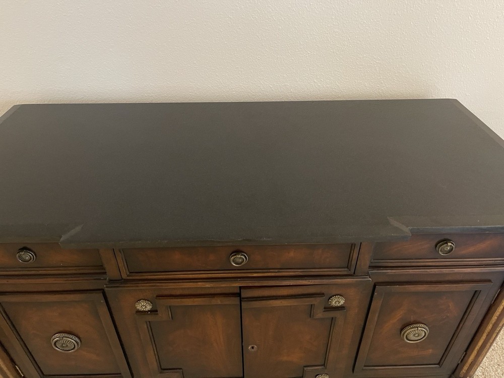 Lillian August Regency Style Granite Top Sideboard / Server