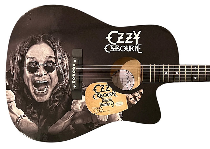 Ozzy Osbourne Signed Acoustic Guitar (JSA)