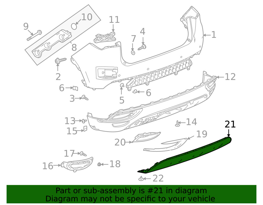 Genuine GM Lower Deflector 84788334