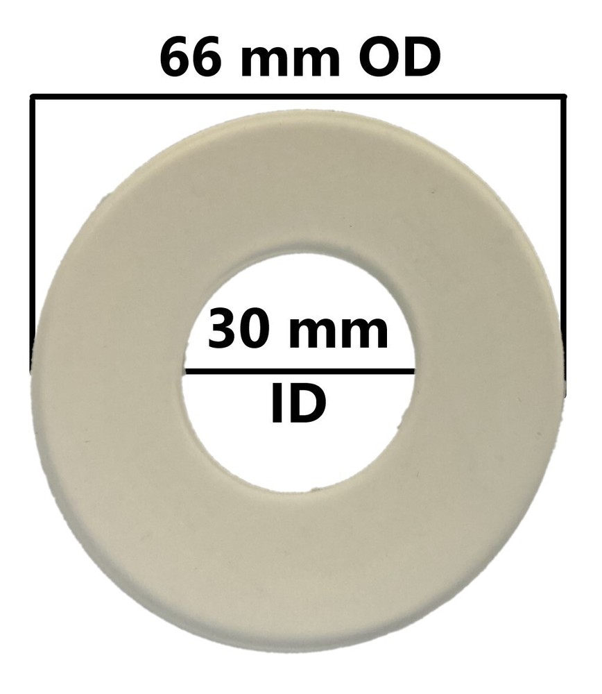 Silicone Seal, 66 mm Outside Diameter and 30 mm Inside Diameter