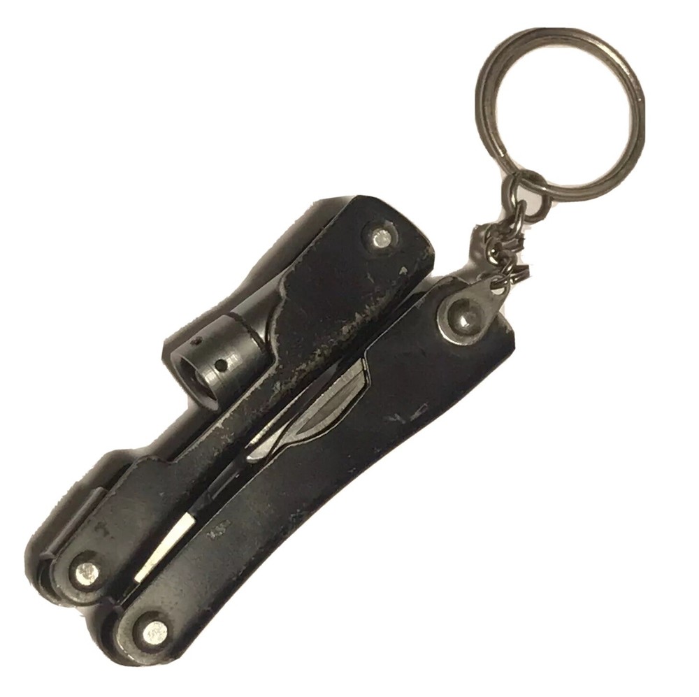 Multi-function Pocket Knife Saw LED Torch Pliers Bottle Opener Camping Gear Tool