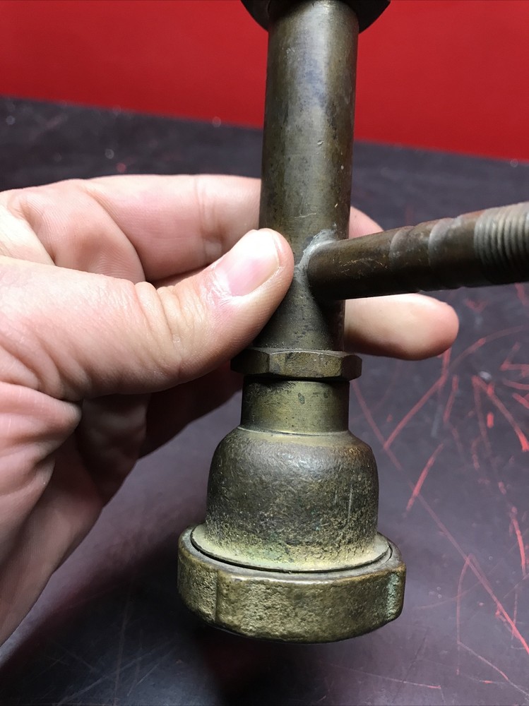 Vintage Brass Bunsen Burner - Handmade ? - Unique