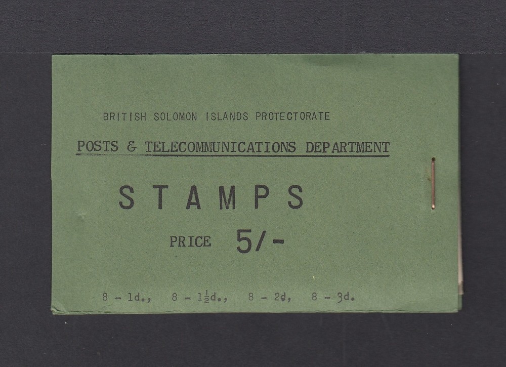 British Solomon Islands Protectorate Booklet - 1959 5/- MUH