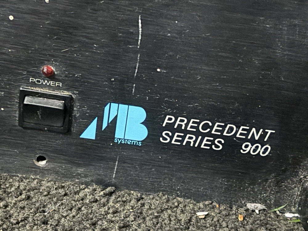 AB Systems Precedent Series 900 Power Amplifier UNTESTED POWERS ON AS-IS