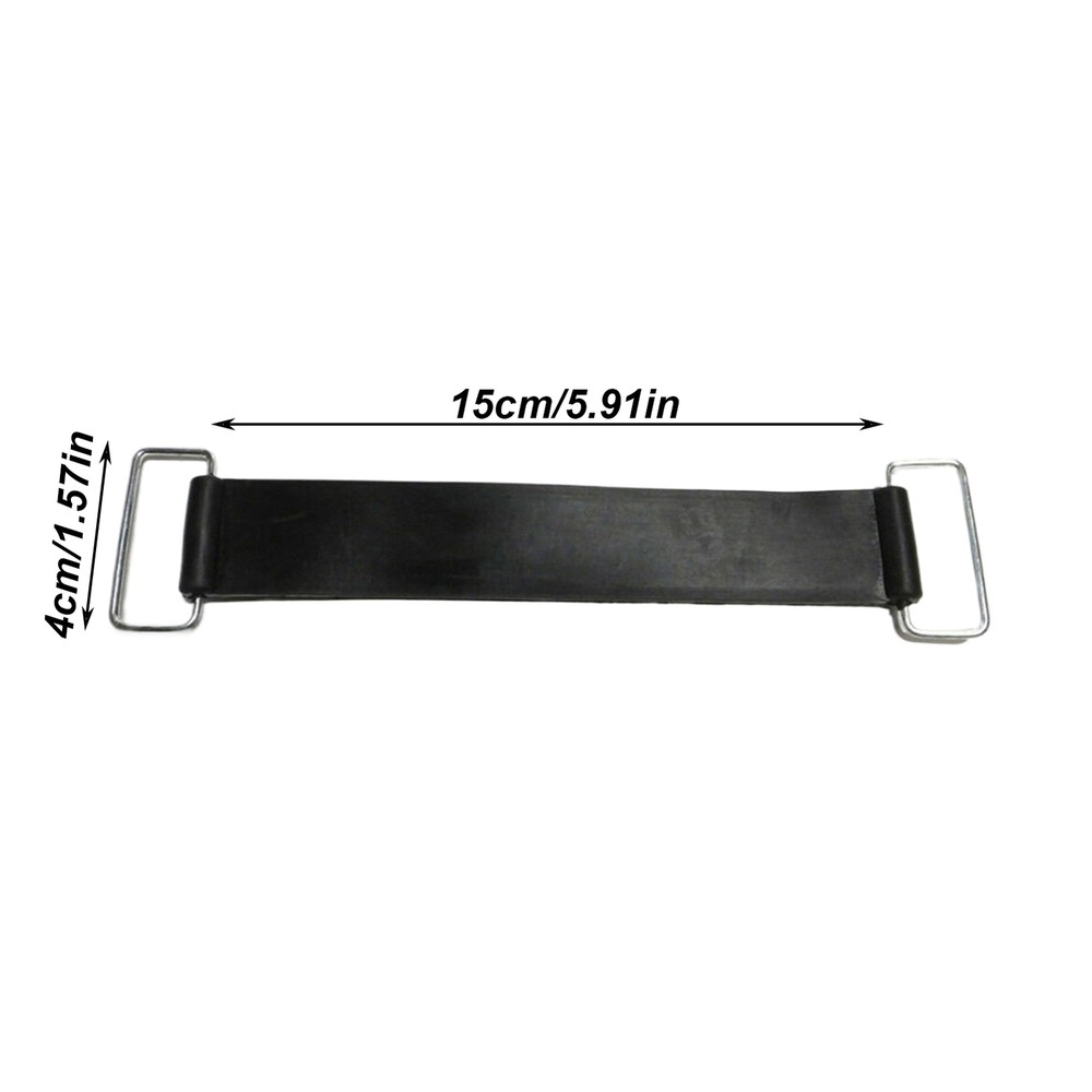 2Pcs Motorcycle Rubber Battery Strap Holder Belt Battery Box Fixed Strap