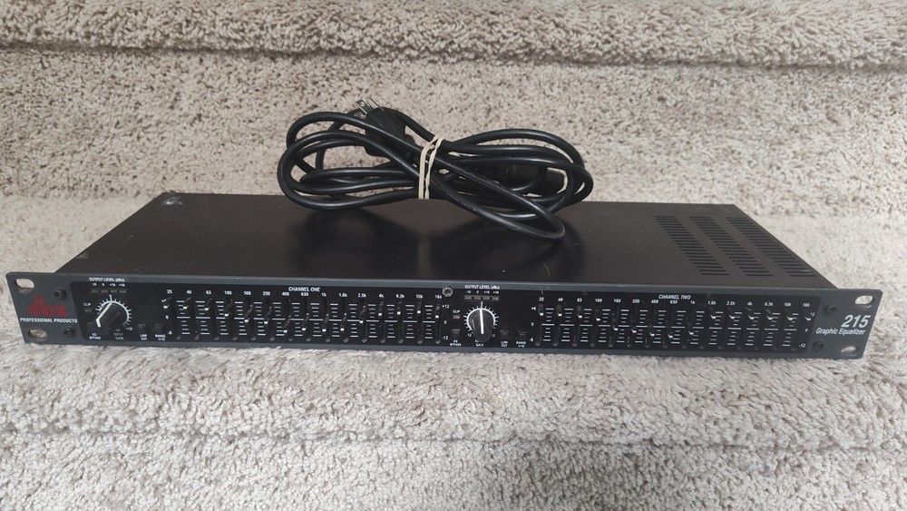 DBX 215 Graphic Equalizer Dual 15 Band.**Tested Working**