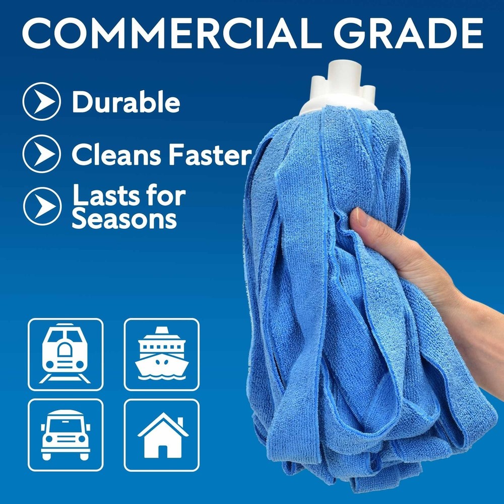 Matthew Microfiber Cloth Mop Compatible with Ceda Microfiber Cloth Mop Refill...