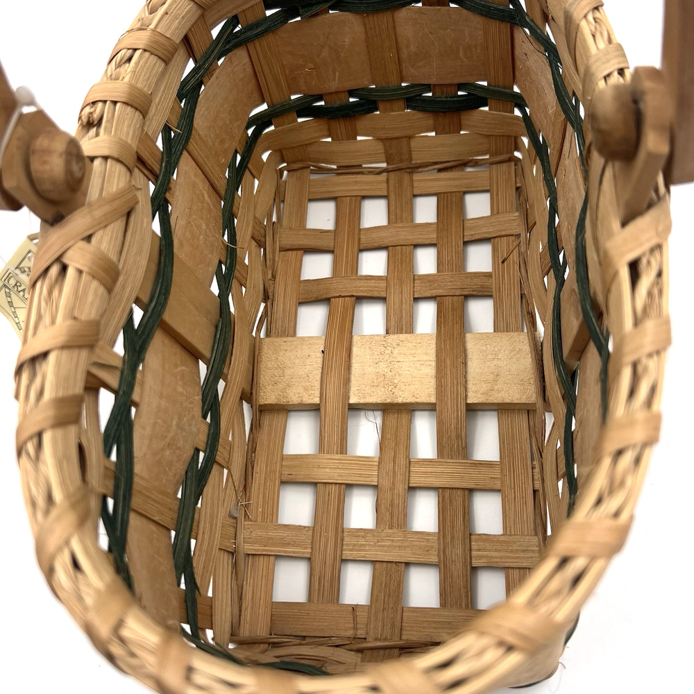 Primitive Apple woven Basket Decor Cottagecore Crazy Mountain