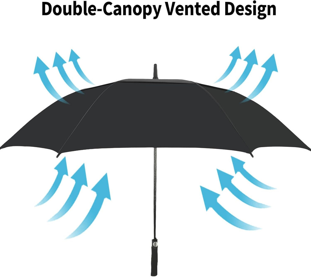 Automatic Open Extra Large Golf Umbrella Windproof Heavy Duty Large Umbrellas fo