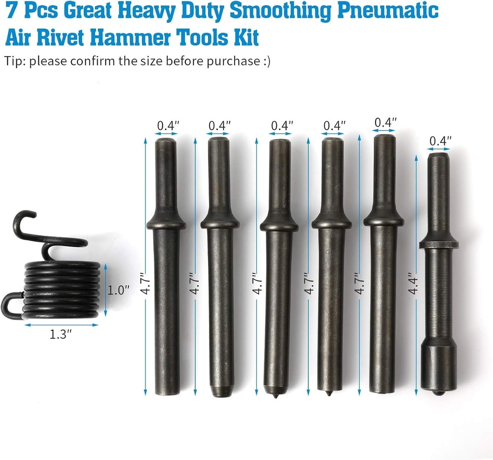 Heavy Duty Air Rivet Hammer Tools Kit
