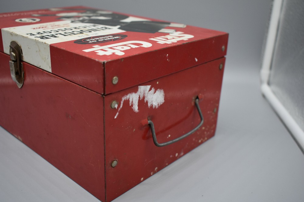 Skil Craft Binocular Microscope Metal Tin Box- No microscope- No B-13