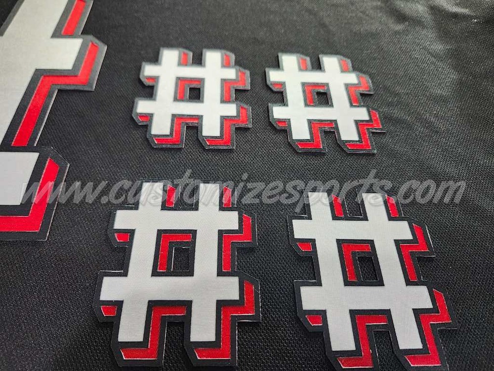 New Jersey Devils Customized Number Kit For 2021-Present 3rd Uniform