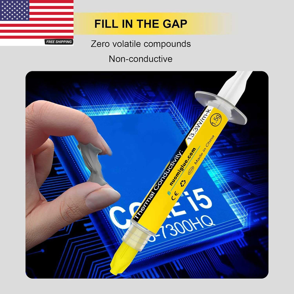 12G CPU Paste Thermal Compound Paste Heatsink for Ic/Processor/Cpu/All Coolers,