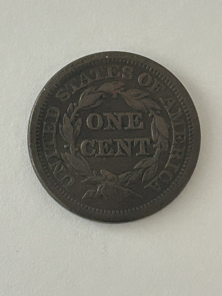 1845 Braided Hair Large Cent