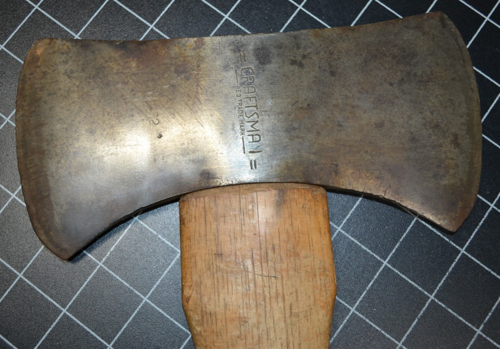 CRAFTSMAN - DOUBLE BIT AXE - ORIGINAL HANDLE WITH DECAL