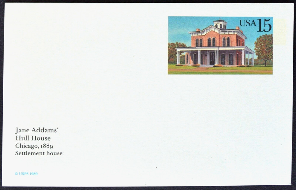 1989 US Sc #UX134 postal card, 15 cent, mint, sharp corners, excellent condition
