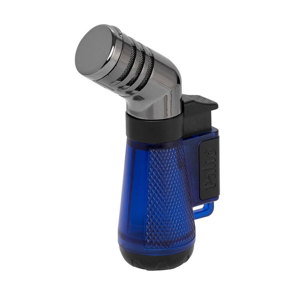 Palio Squadra Angled Triple-jet Flame Lighter, Blue