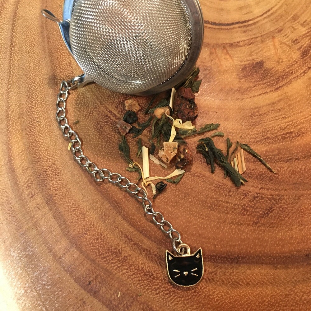 Black Cat Charm Tea Infuser