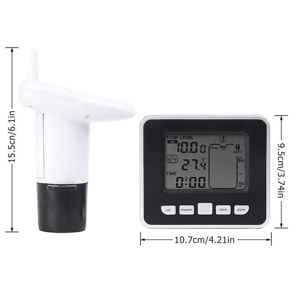 Temperature Indicator Fill Level Indicator For Cistern Rainwater Tank