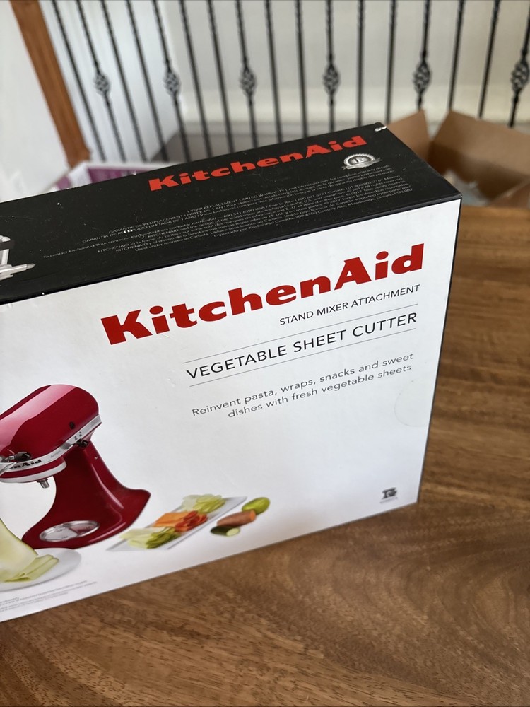 KitchenAid Vegetable Sheet Cutter Stand Mixer Attachment Thin Thick Blades