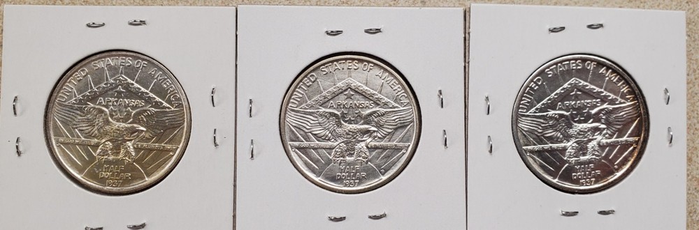 1937 PDS Arkansas Centennial Classic Commemorative Half Silver