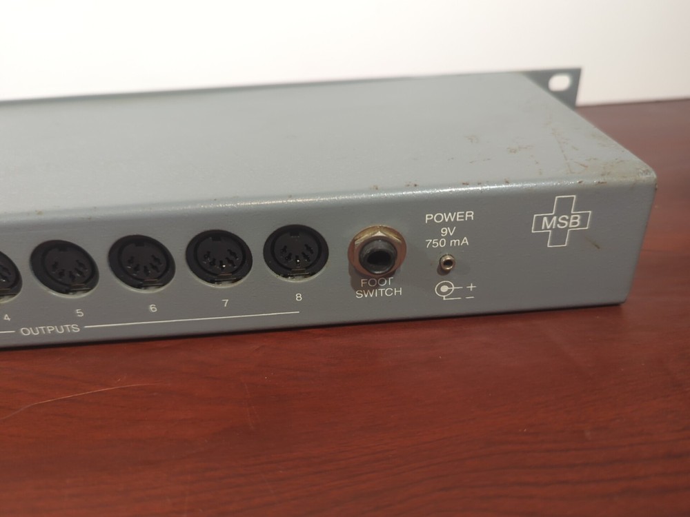 JL Cooper Electronics MSB Plus Rev 2 MIDI Router UNTESTED No Power Cord