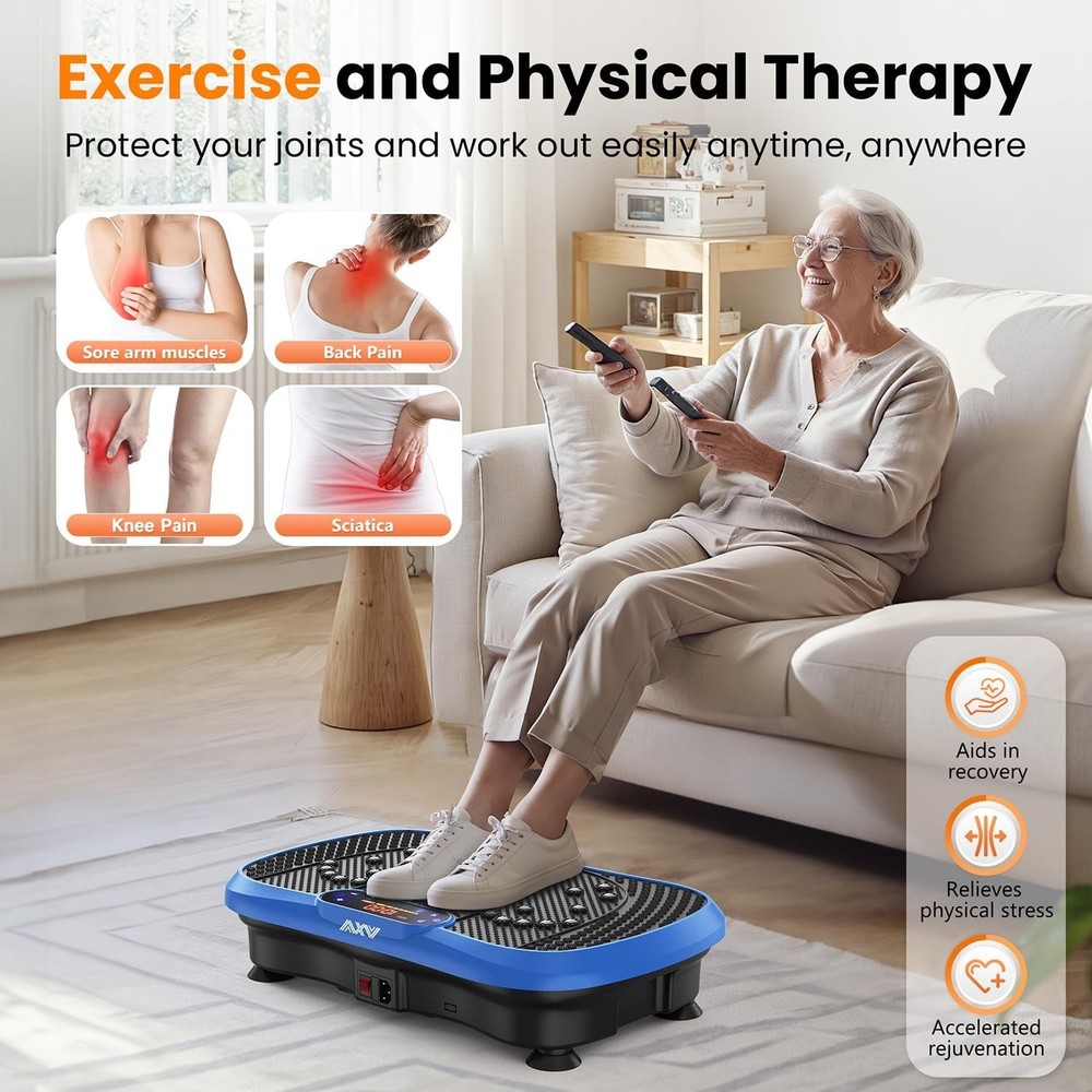 AXV Body Shaker: Bluetooth-Enabled Vibration Platform for Quick Workouts