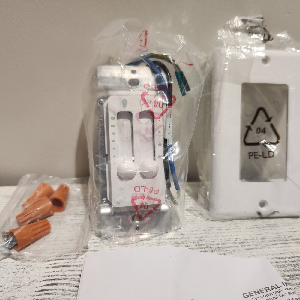 Rhine Solid State UC9031 Electric Ceiling Fan Light Control Switch Dual Slide