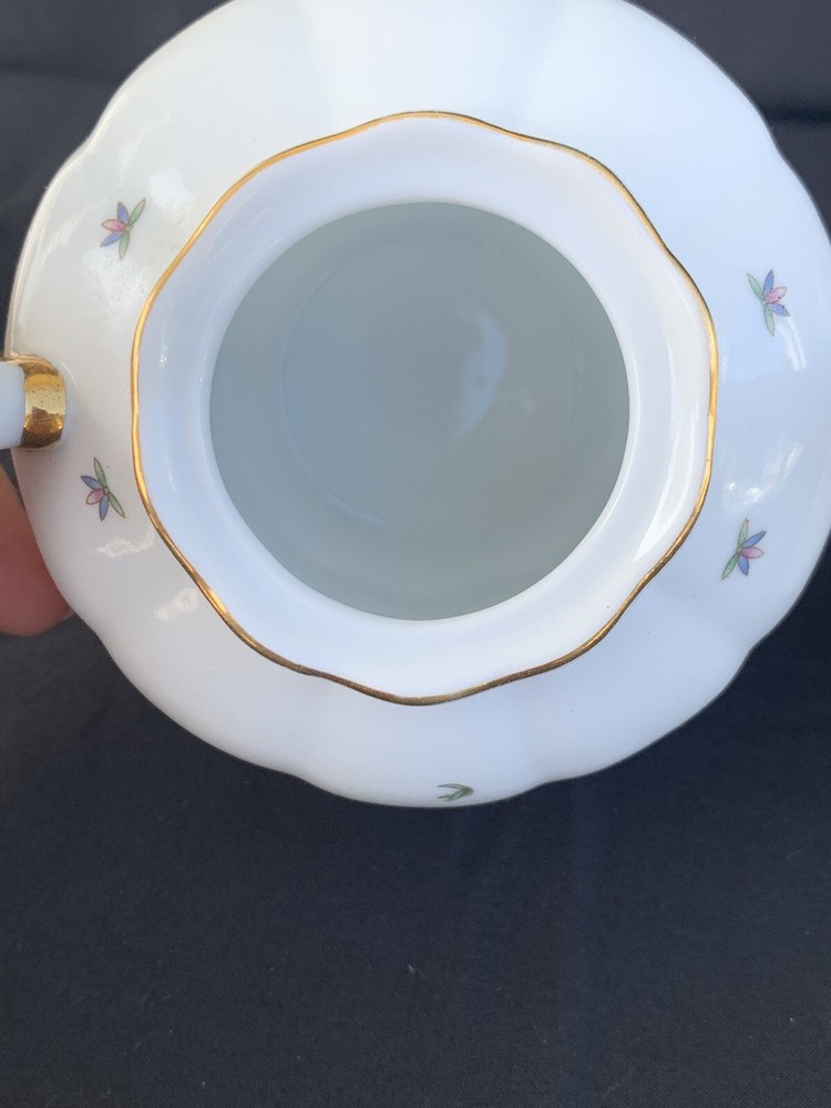 Porcelain Stacking Teapot & Cup - Fruit Pattern ~ Free Shipping