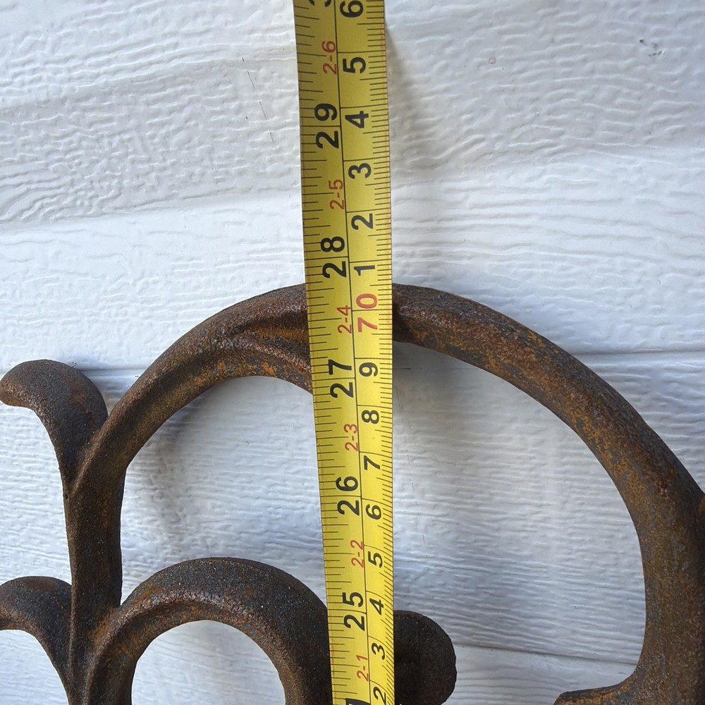 Cast Iron Wall Decor Garden Decor Vintage Style