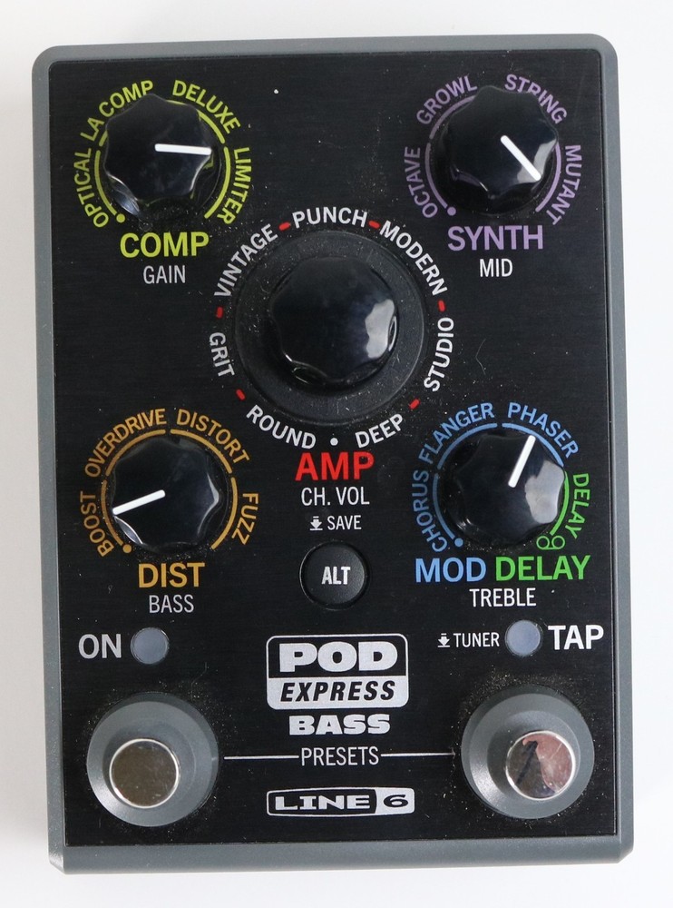 Line 6 Pod Express Bass Lightweight Amp & Effects Processor