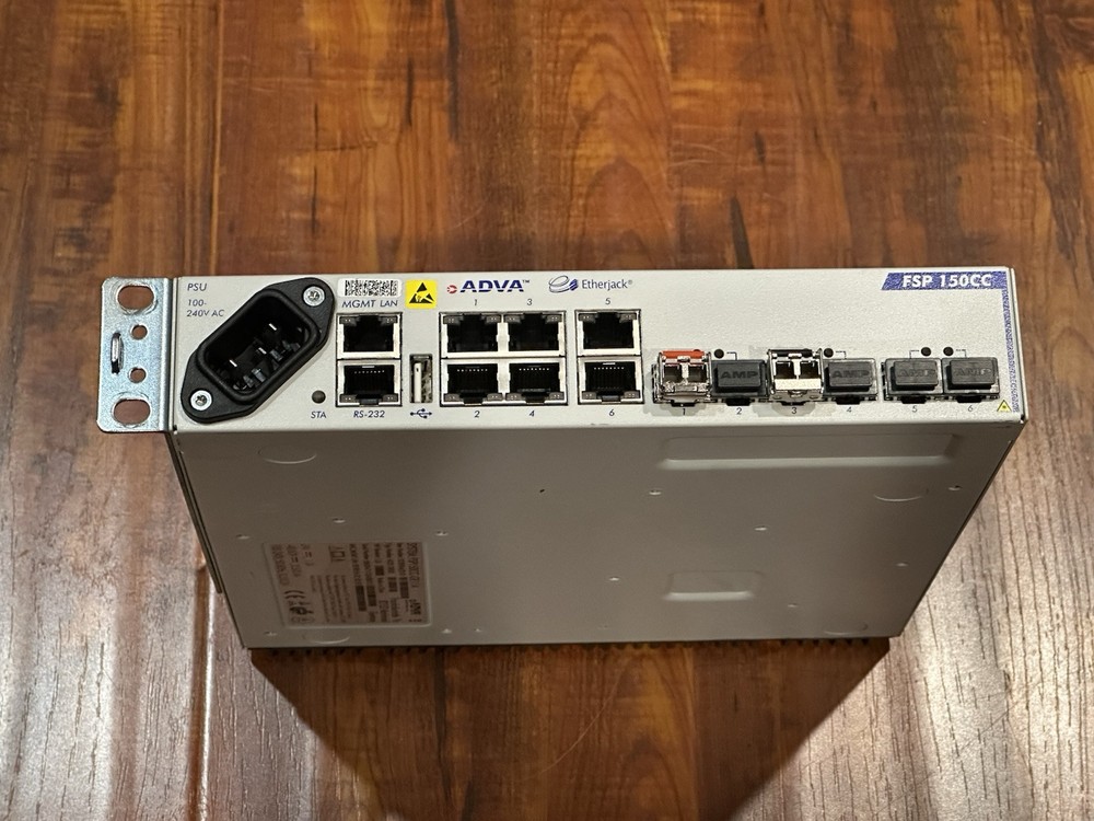 ADVA FSP150CC-GE114 Compact Optical Networking Network DC Switch Module