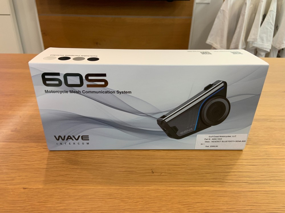 SENA 60S Comm System W/ Harmon Kardon Bluetooth Mesh WAVE