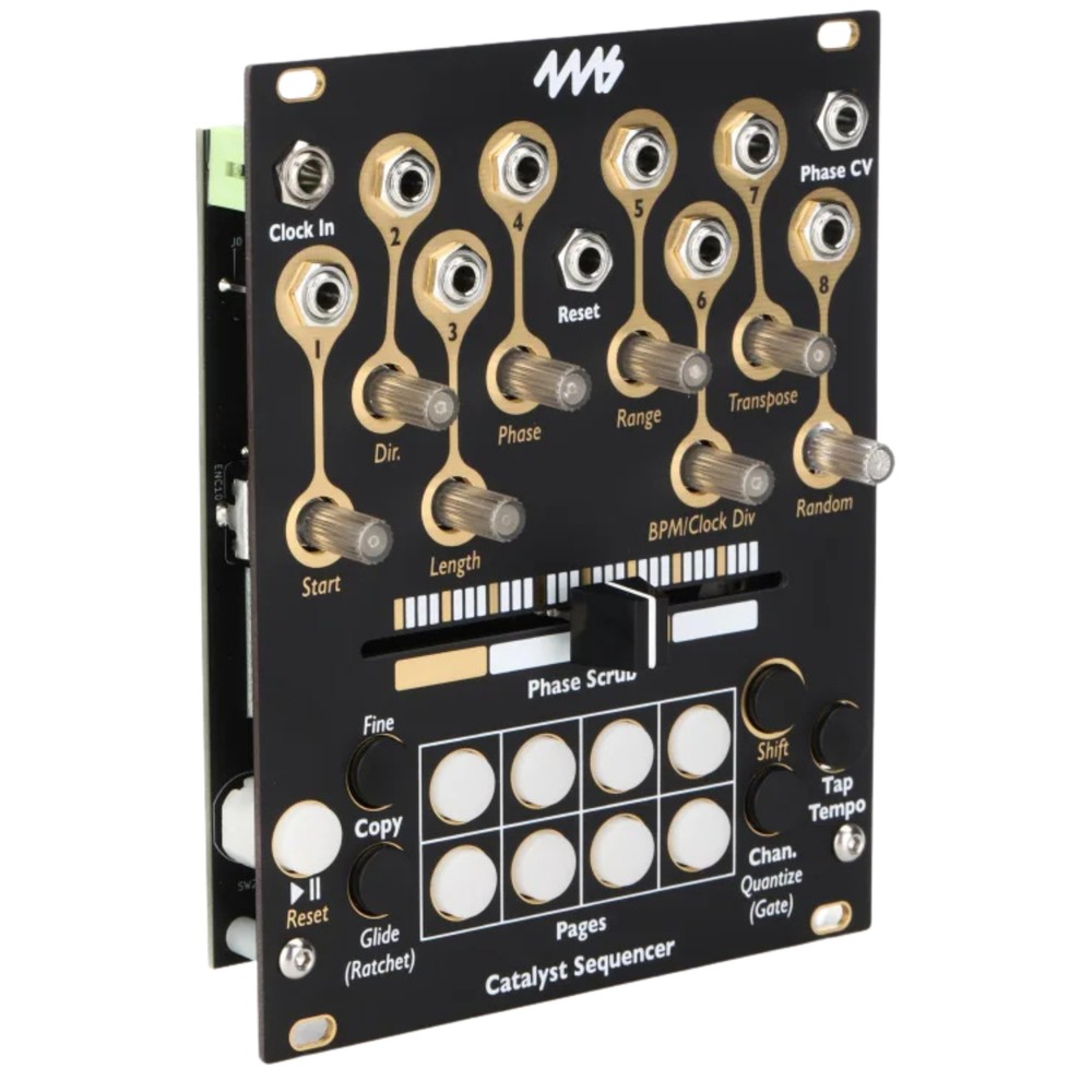 4MS Catalyst Sequencer Eurorack Synth Module, Black