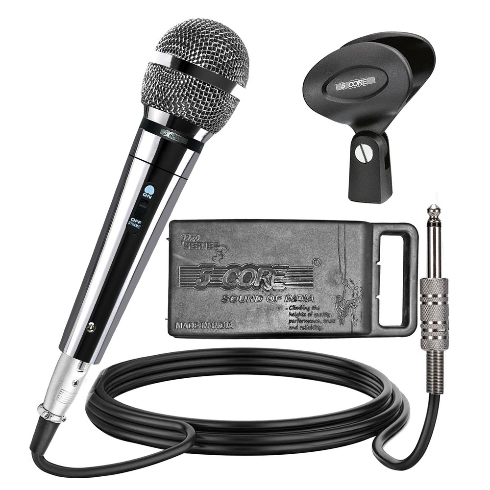 5Core XLR Microphone Dynamic Mic Karaoke Singing Studio Microfono Handheld Mics