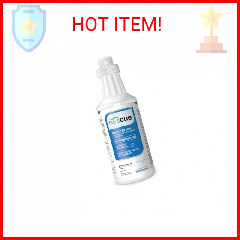 REScue One-Step Ready-to-Use Disinfectant Cleaner & Deodorizer – For Veterinary