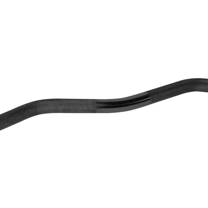 CAP Barbell Standard Threaded Solid Easy Curl Bar, 47-Inch, Black